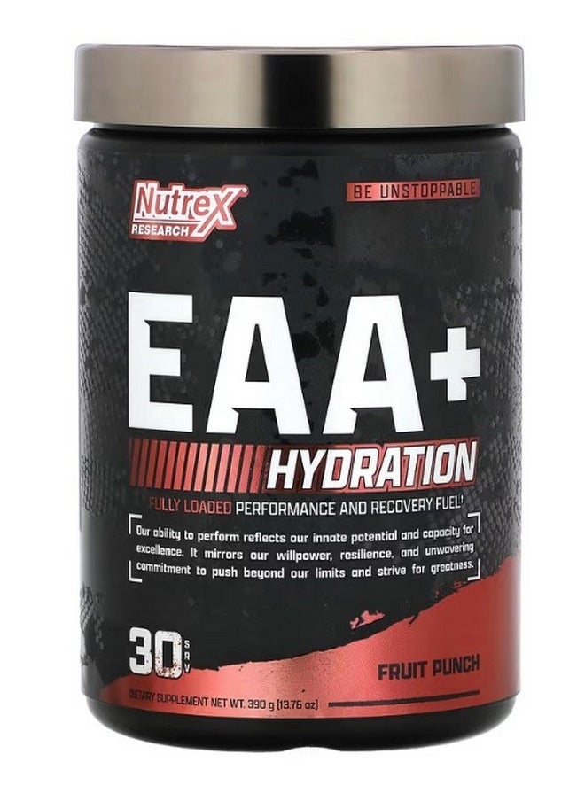 EAA Hydration Fruit Punch 13.76 oz 390 g