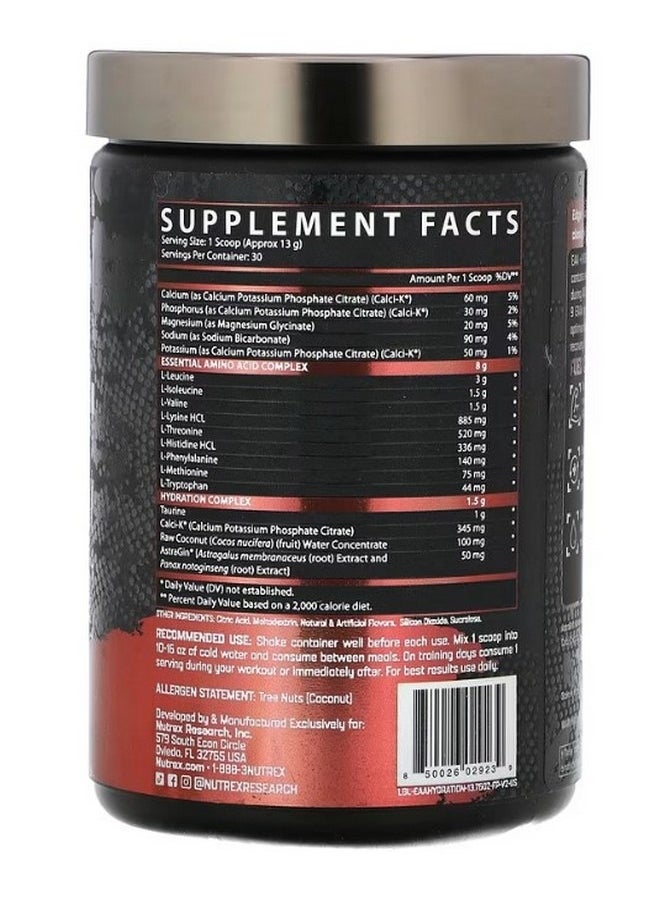 EAA Hydration Fruit Punch 13.76 oz 390 g