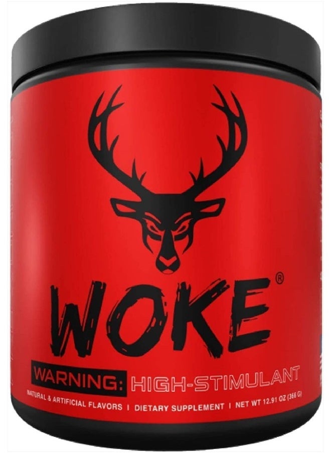 Woke - HIGH STIM Pre Workout - Best Tasting - Focus Nootropic, Pump, Strength and Growth, 30 Servings (Rocket Pop)
