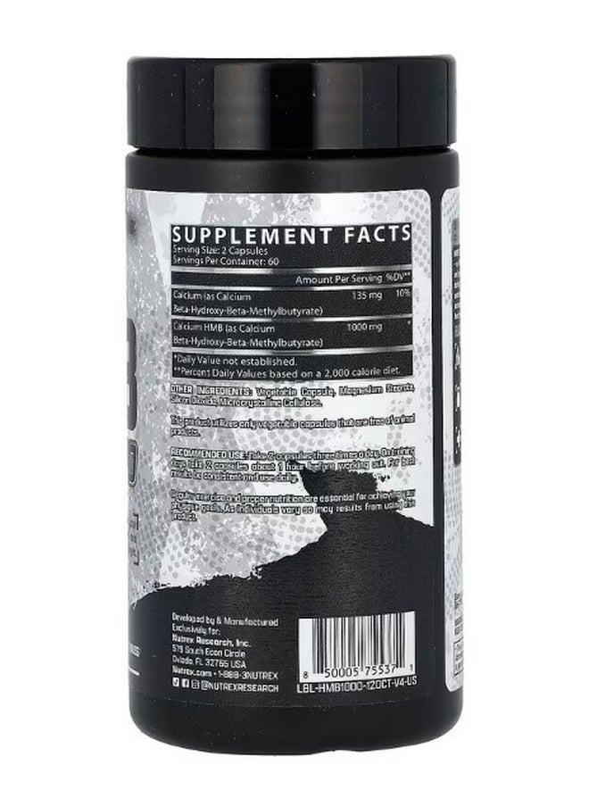 HMB 1000 120 Capsules
