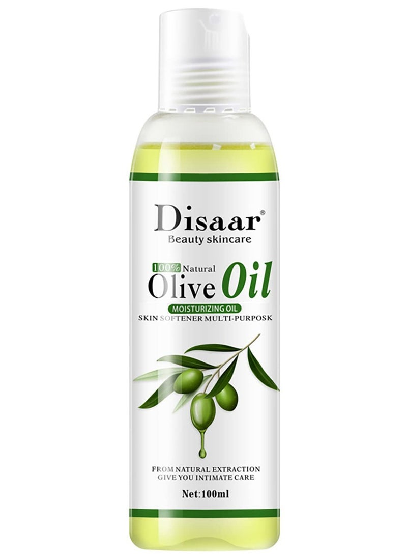 Natural Softening Multi-Purpose Moisturizing Mineral Oil Relive Dry Skin 100ml/3.38fl.oz (Olive Oil)