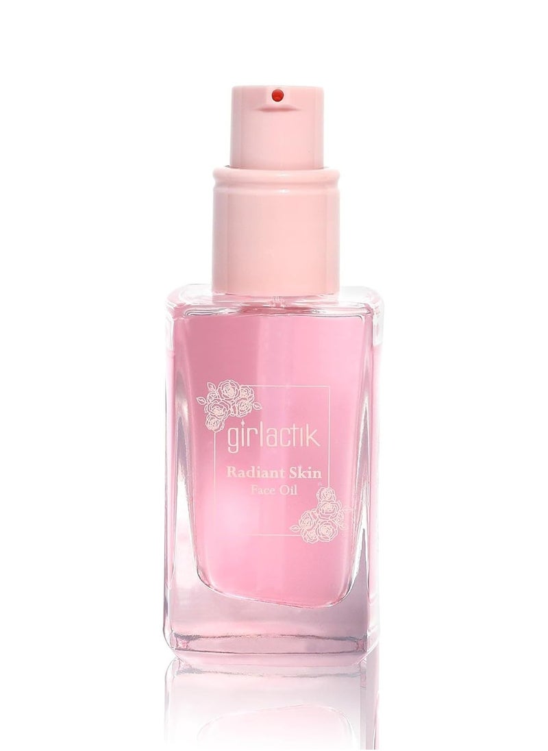 Girlactik Radiant Skin Face Oil, Net Wt 25ml/0.8 fl oz
