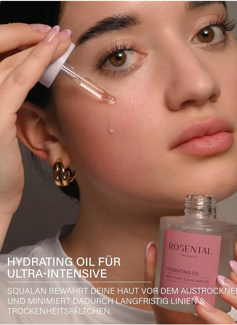 Organics Face Yoga Drops - Regenerating Face Oil Suitable for Massage and Gua Sha - Vegan, Silicone-Free, Made in Germany (Squalane)