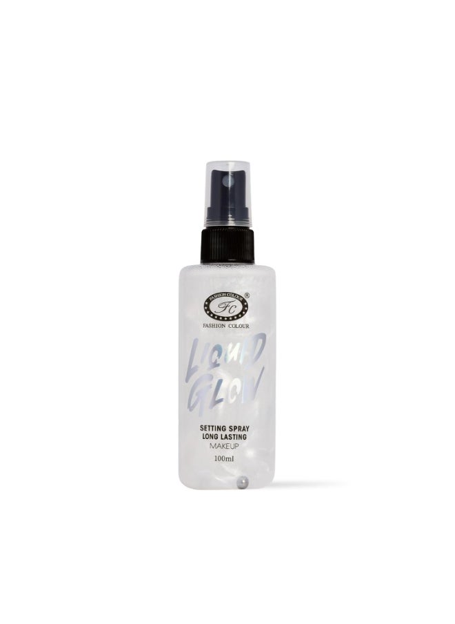 Liquid Glow Setting Spray 100ml Long Lasting Dewy Finish Hydrating Soothing Makeup Fixer