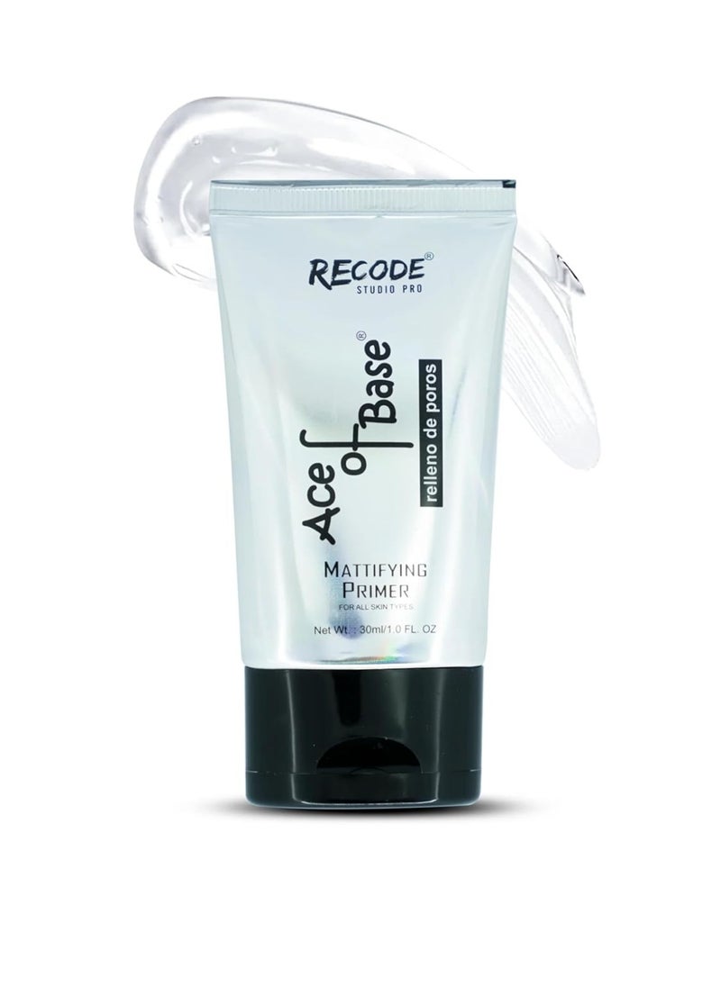 Ace of Base Mattifying Primer Face Makeup 30ml Oily Dry Skin Blurs Fine Lines Wrinkles Pores
