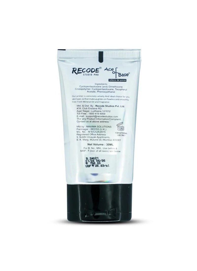 Ace of Base Mattifying Primer Face Makeup 30ml Oily Dry Skin Blurs Fine Lines Wrinkles Pores