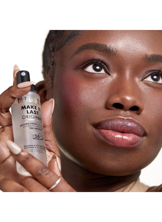 Milani Make It Last Original - Natural Finish Setting Spray 3-in-1 Setting Spray and Primer- Prime + Correct + Set Makeup Finishing Spray and Primer - Long Lasting Makeup Primer and Spray 2.03 Fl. Oz