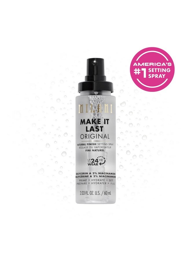 Milani Make It Last Original - Natural Finish Setting Spray 3-in-1 Setting Spray and Primer- Prime + Correct + Set Makeup Finishing Spray and Primer - Long Lasting Makeup Primer and Spray 2.03 Fl. Oz