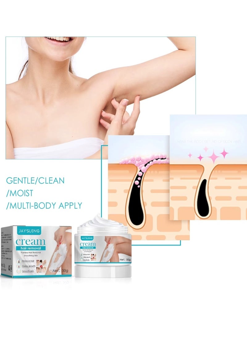 Cream Hair Removal Underarm Face Body Hair Removal Cream Private Part Hair Removal Cream Effective and Painless Depilatory Cream for Private Areas Body Legs and Underarms Intimate Hair Remover