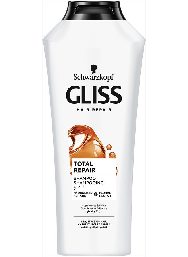 Schwarzkopf Gliss Total Repair Shampoo, 400Ml