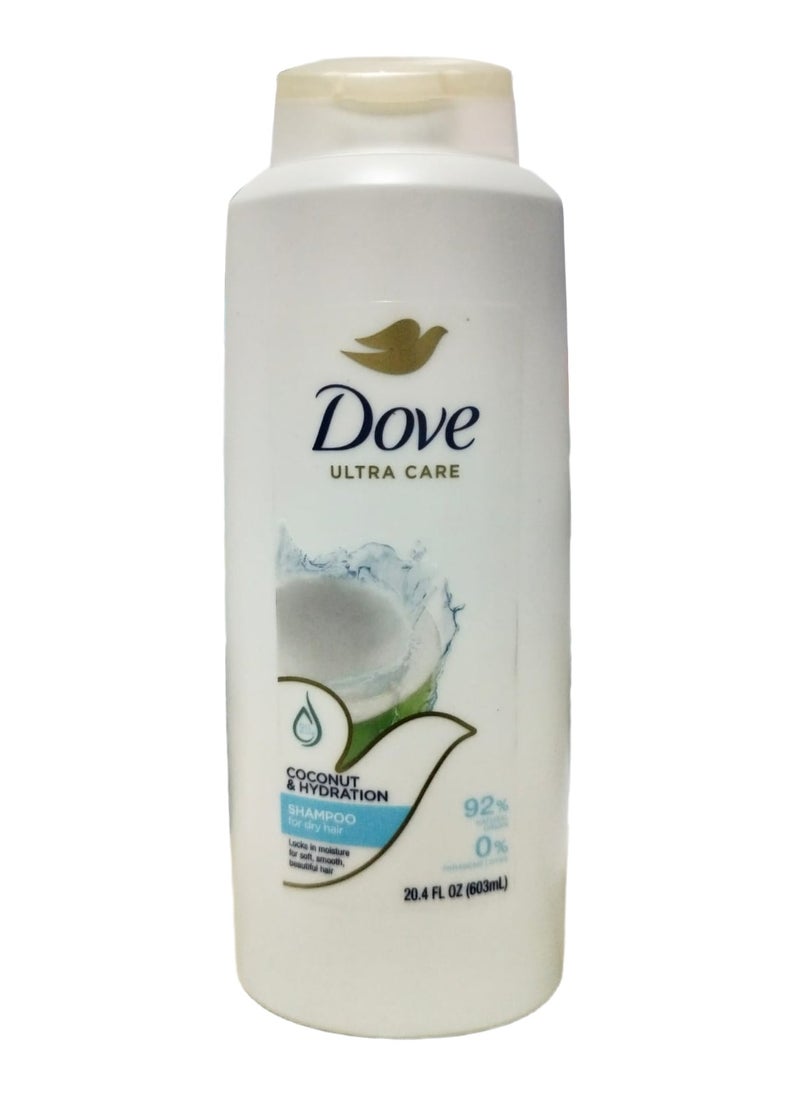 Dove Ultra Care Coconut & Hydration Shampoo 603 ml