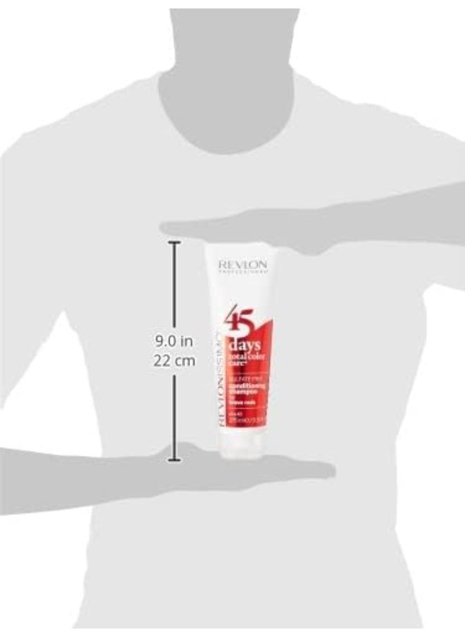 45 Days Brave Reds Conditioning Shampoo 275 ml