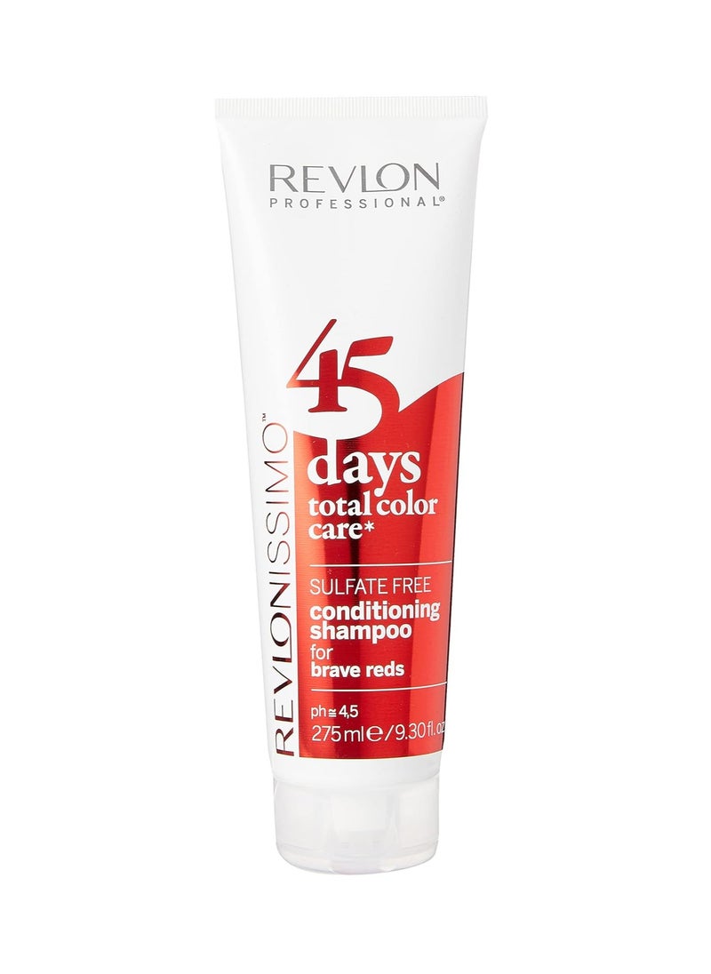 45 Days Brave Reds Conditioning Shampoo 275 ml