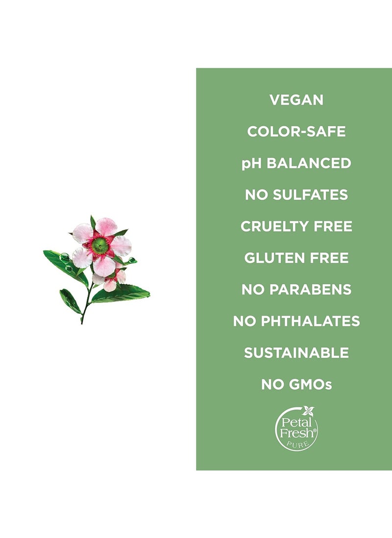 Pure Scalp Treatment Tea Tree Shampoo 355 ml For Itchy & Dry Scalp, Anti Dandruff | Sulphate, Silicones & Paraben Free | 100% Vegan & Cruelty Free