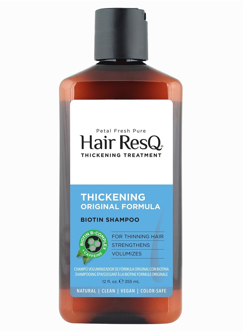 Hair ResQ Thickening Biotin Shampoo - 355 Ml | For Thicker, Volumizing Hair | Free Of Sulphate & Paraben