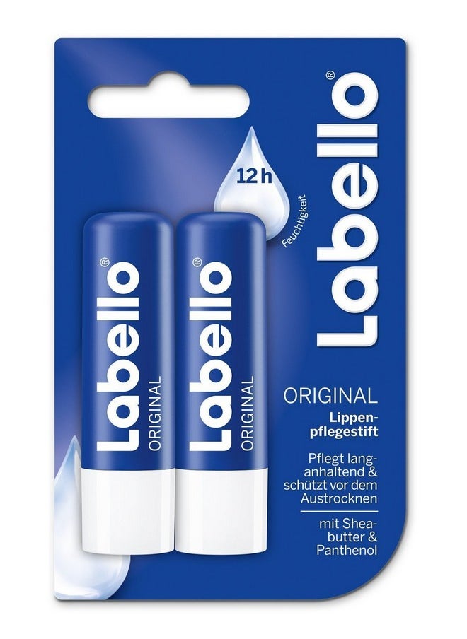Labello Classic Care Lip Balm 2x 0.18 oz - 5g - Pack of two