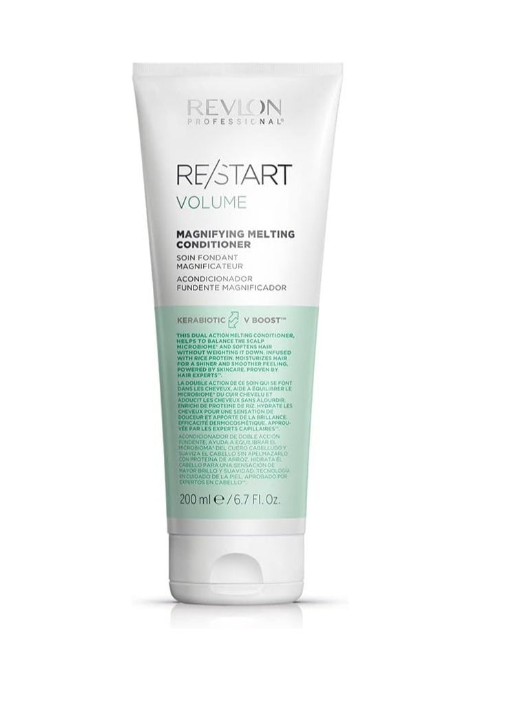 Volume Magnifying Melting Conditioner Fine Hair Treatment to Volumise Strengthen and Moisturise 200ml Unisex