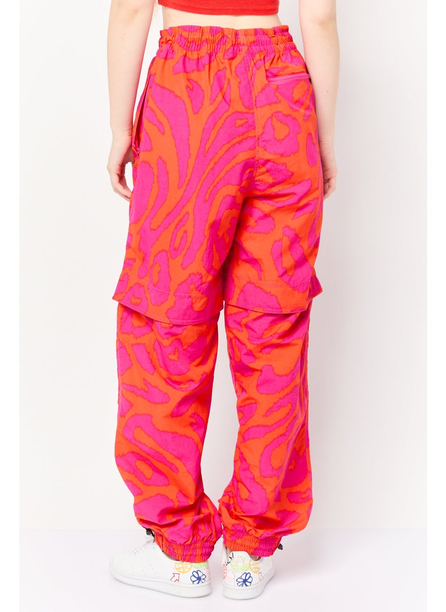 Women Sportswear Fit Woven Training Track Pants, Multicolor