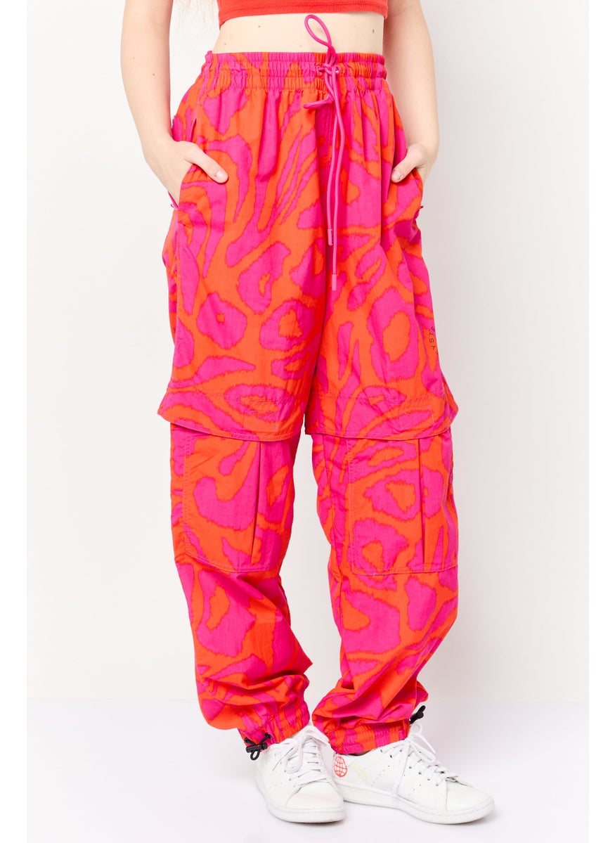 Women Sportswear Fit Woven Training Track Pants, Multicolor