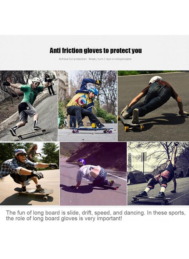1 Pair Land Skateboard Slider Slide Gloves Longboard Skateboard Sliding Gloves