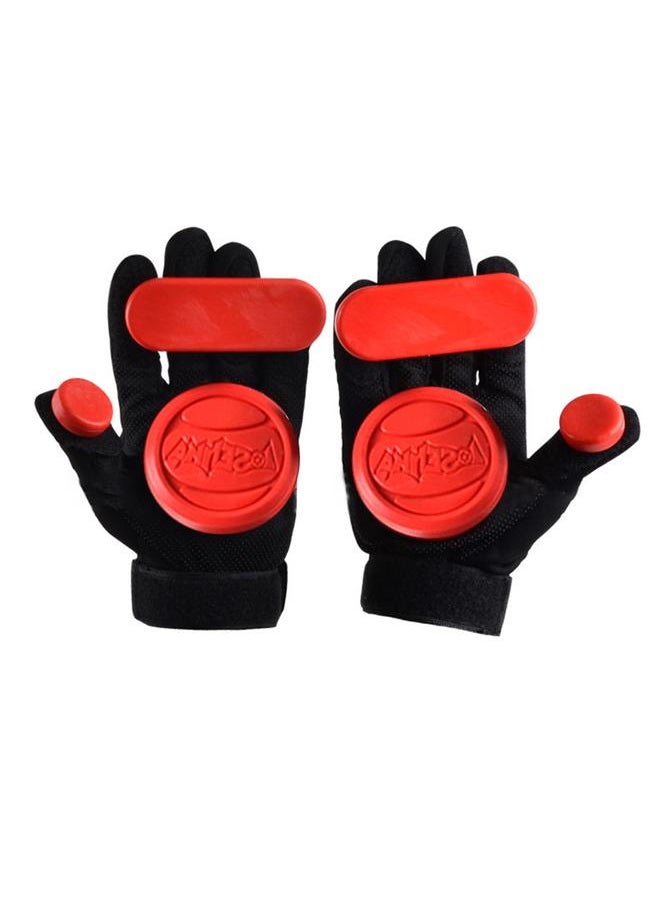 1 Pair Land Skateboard Slider Slide Gloves Longboard Skateboard Sliding Gloves