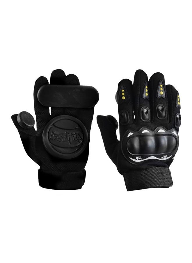 1 Pair Land Skateboard Slider Slide Gloves Longboard Skateboard Sliding Gloves