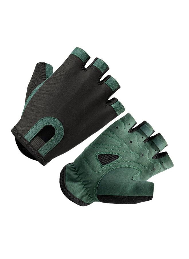 Fingerless Gloves Anti Slip Shock Absorbing Half Finger Gloves for Outdoor Bike Riding Hiking