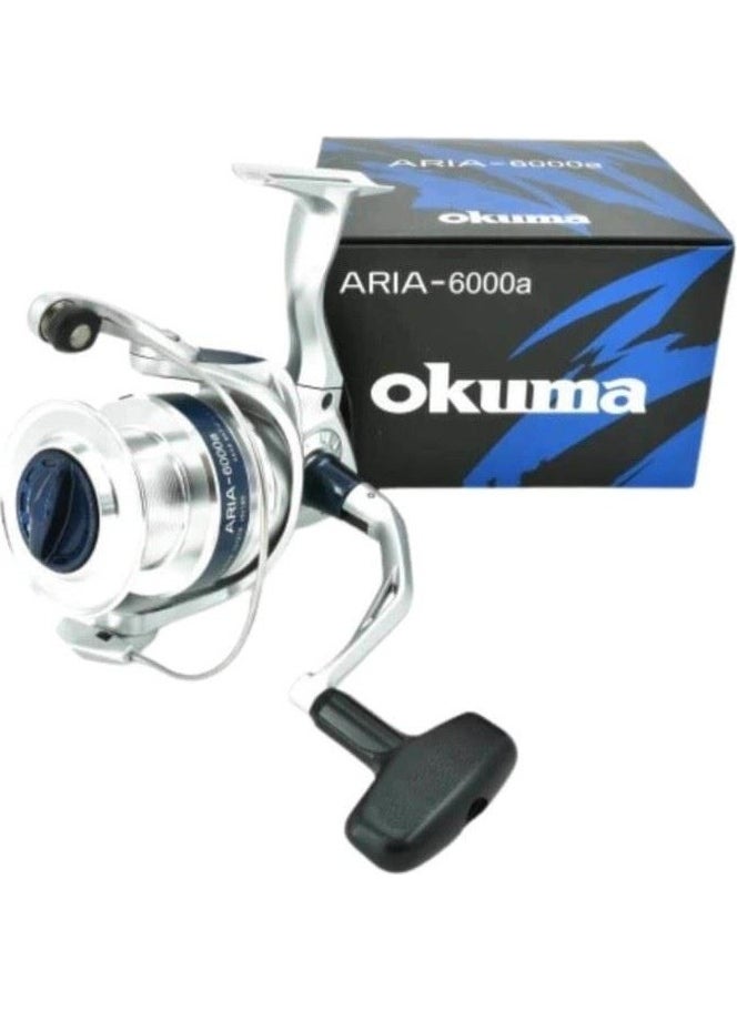 ARIA-6000A Painting Silver 1bb Fishing Reel