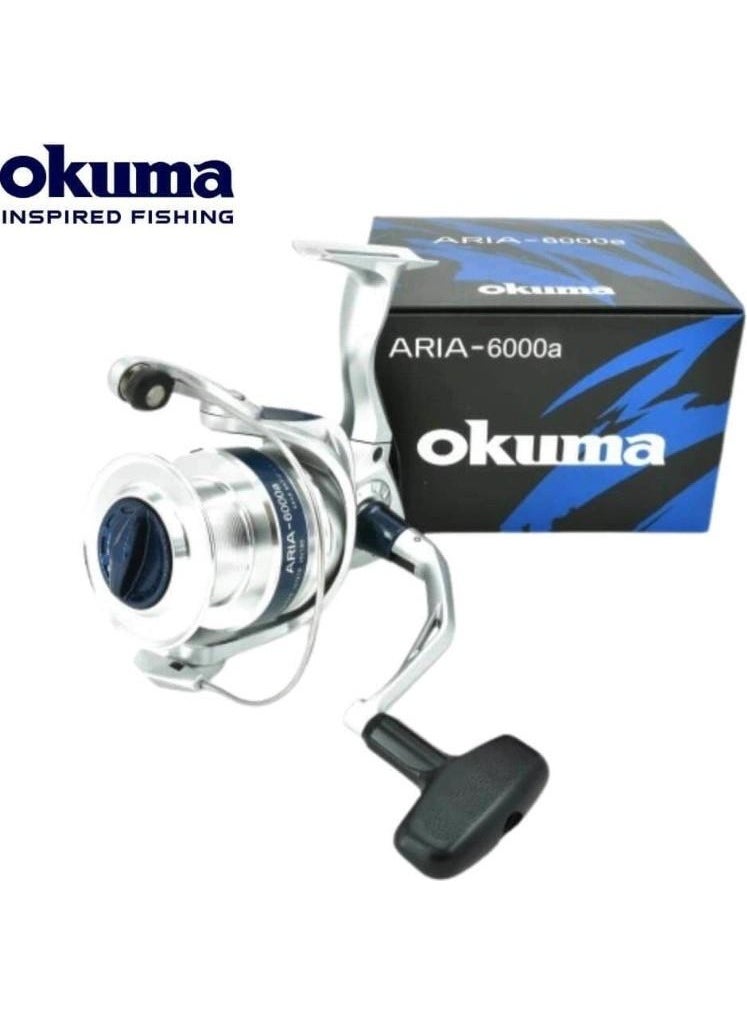 ARIA-6000A Painting Silver 1bb Fishing Reel