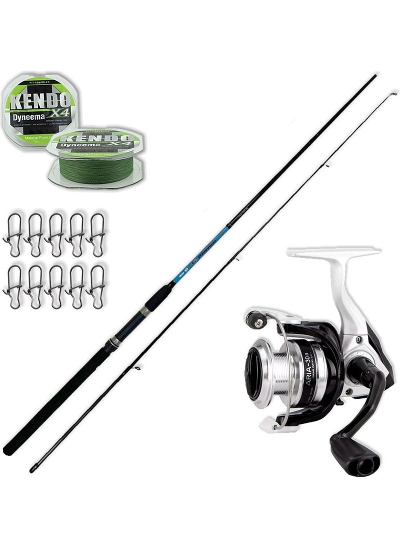 Aria 40 - G-Power 240CM 15-40GR Spin Fishing Rod Set