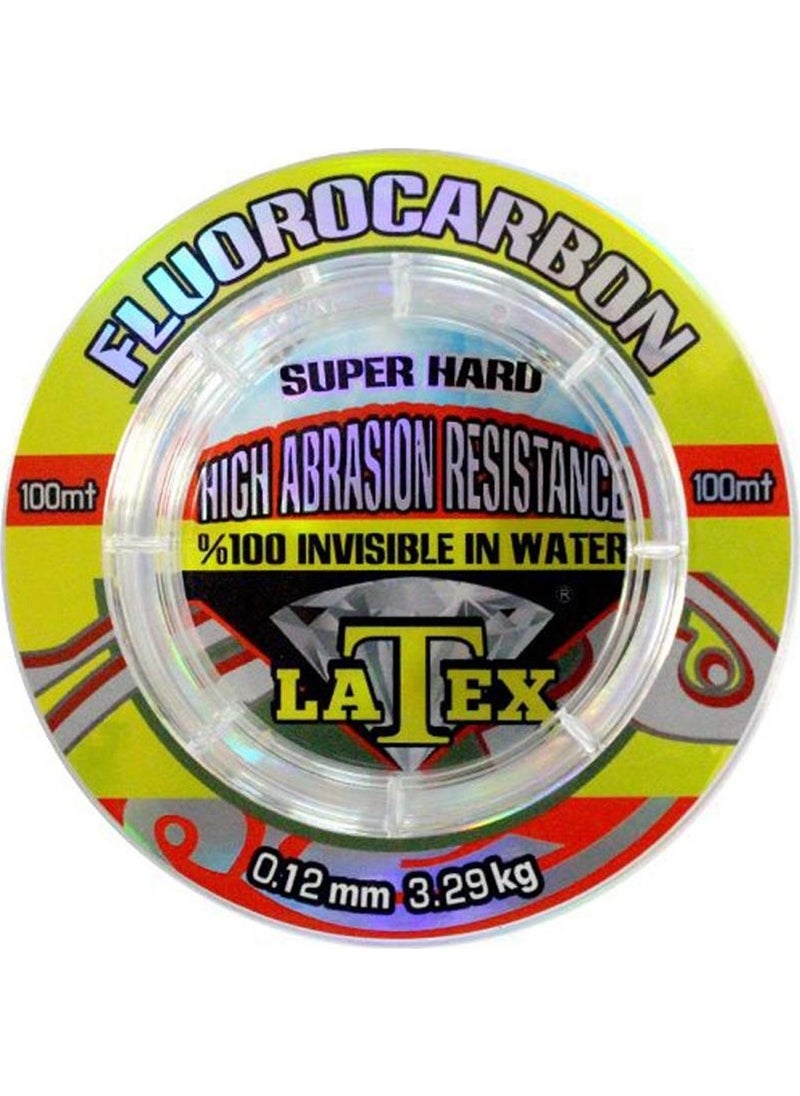 Latex 100Mt Fluorocarbon Fish Line 0,25 mm
