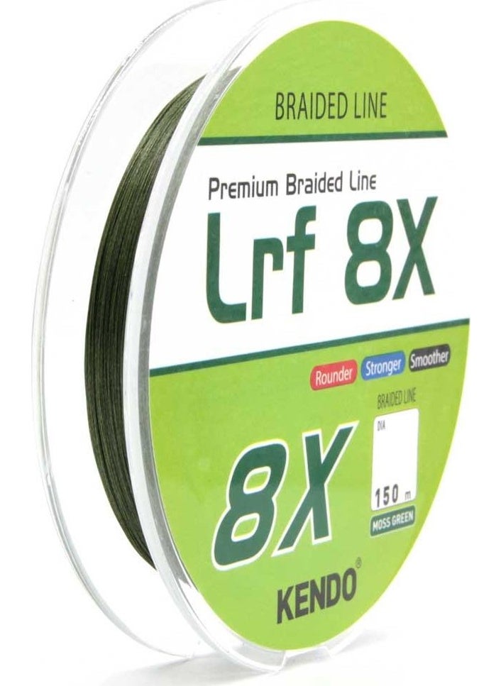 Lrf 8x Fighting (Moss Green) Braided Rope Fishing Line 150 mt
