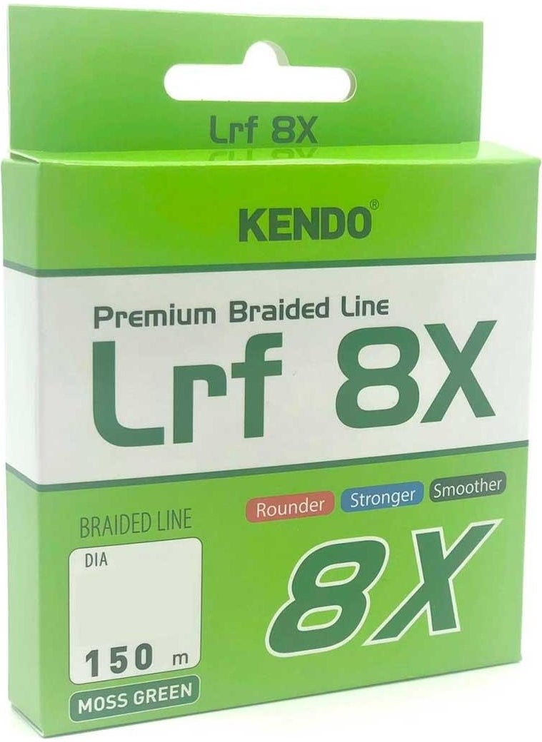 Lrf 8x Fighting (Moss Green) Braided Rope Fishing Line 150 mt