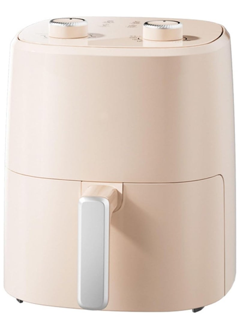 Air Fryer, Multifunctional Electric Fryer with Non-stick Coated Frying Basket and Dual Knob Control, 3.5 Litre Large Capacity for Kitchen