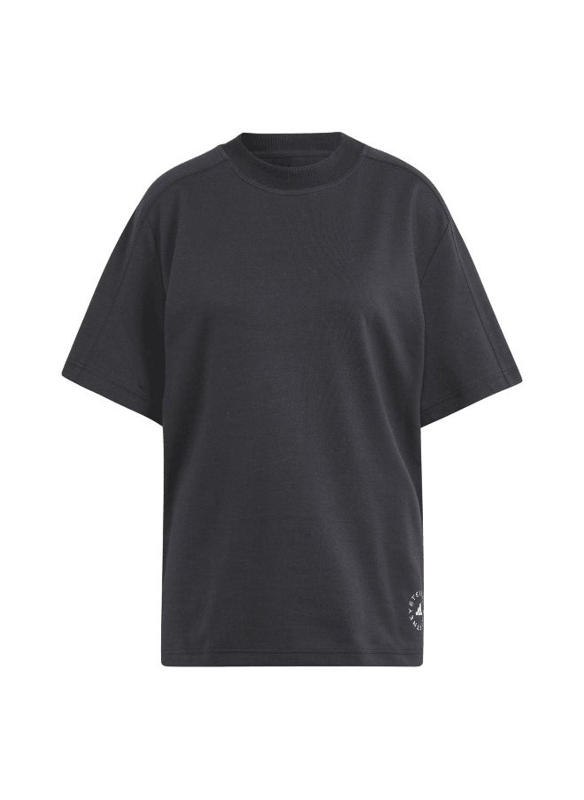 Adidas Asmc Logo Tee Black Training T-Shirts For Women Xs