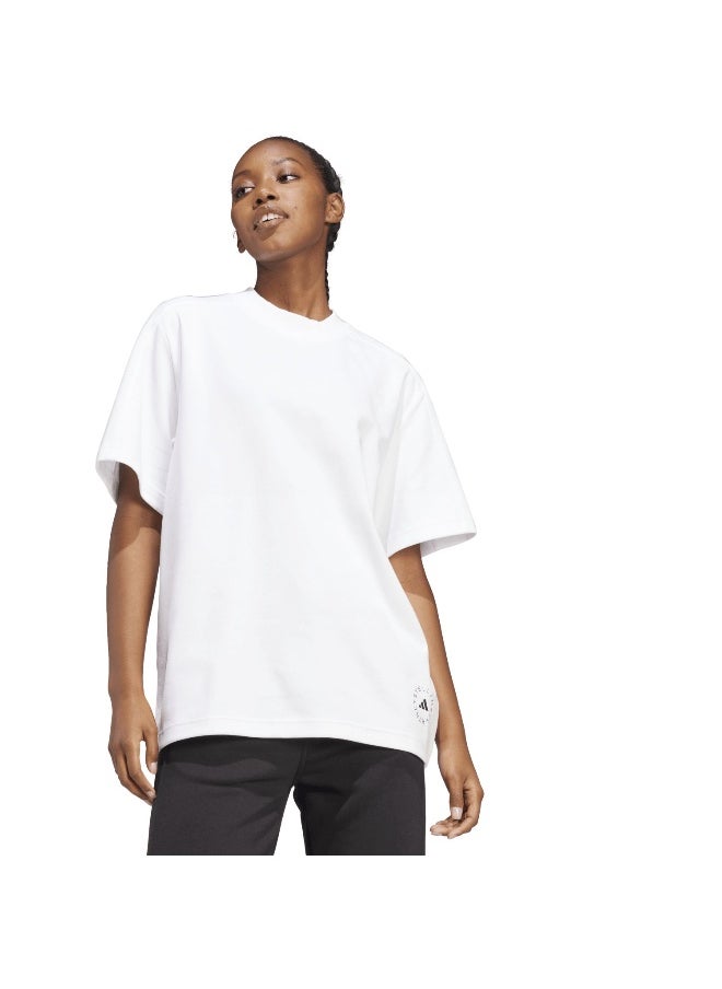 Adidas Asmc Logo Tee White Training T-Shirts For Women 2Xs