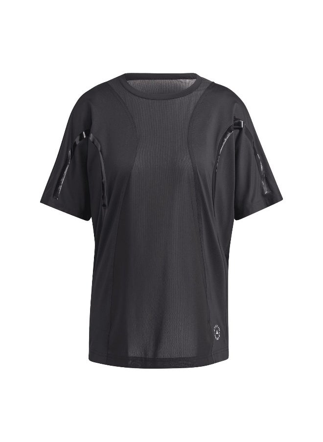 Adidas Asmc Tpa L Tee Black Running T-Shirts For Women Xs