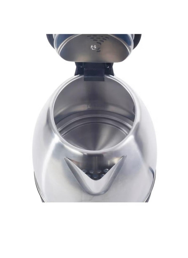 Stainless Steel Electric Cordless Kettle With 360° Swivel Base Power Cord Storage Auto Cut-off Function LED Indicator 2 Years Warranty 1.8 L 1500 W CK5130 Silver/Black