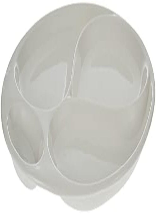 Symphony 4 Division Plate Round 28 X 24 X 2.5Cm