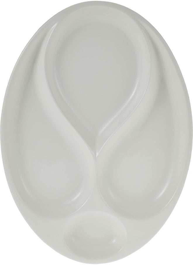 Symphony 4 Division Plate Round 28 X 24 X 2.5Cm
