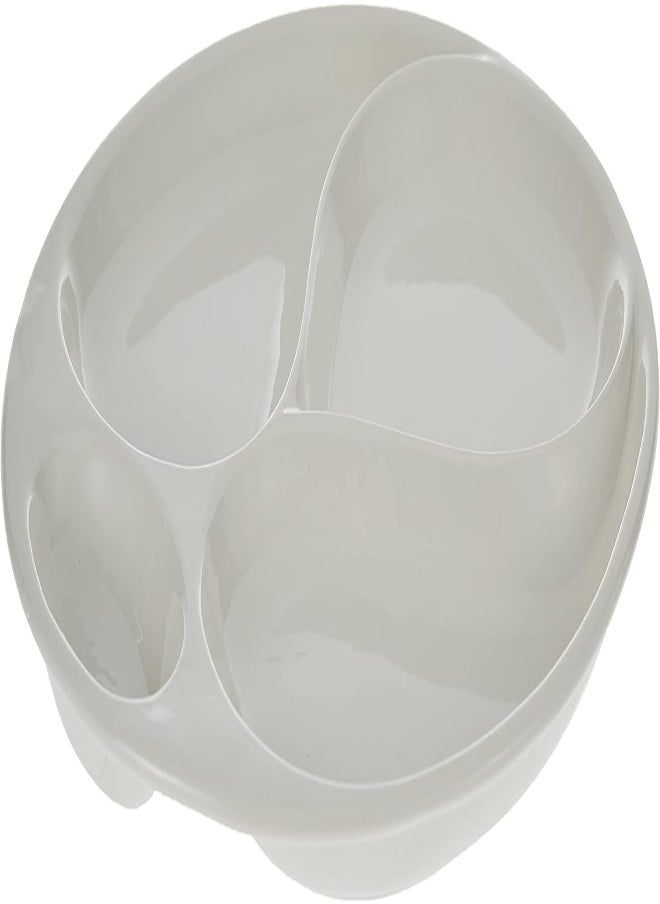 Symphony 4 Division Plate Round 28 X 24 X 2.5Cm