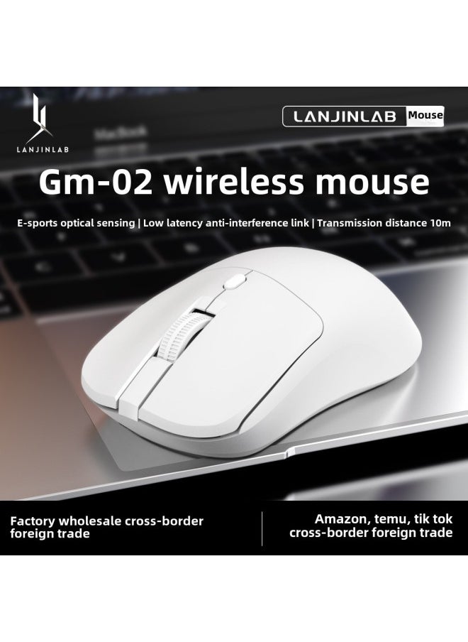 GM-02 Lightweight Wireless Business Office Mouse 2.4G Small Waisted GPW Wireless Office Mouse Home-Specifications:Black