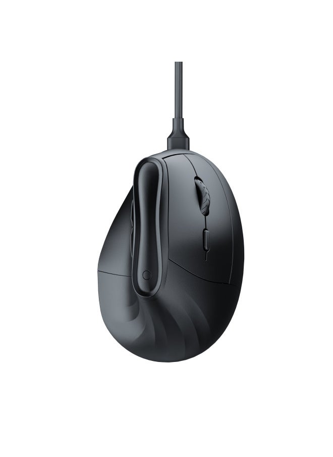 V902 Private Model Small Hand Vertical Mouse USB Wireless 5.1 Bluetooth Dual-mode Wireless Mouse Ergonomics-Specifications:Charging Vertical Dual-mode Wireless Bluetooth Mouse