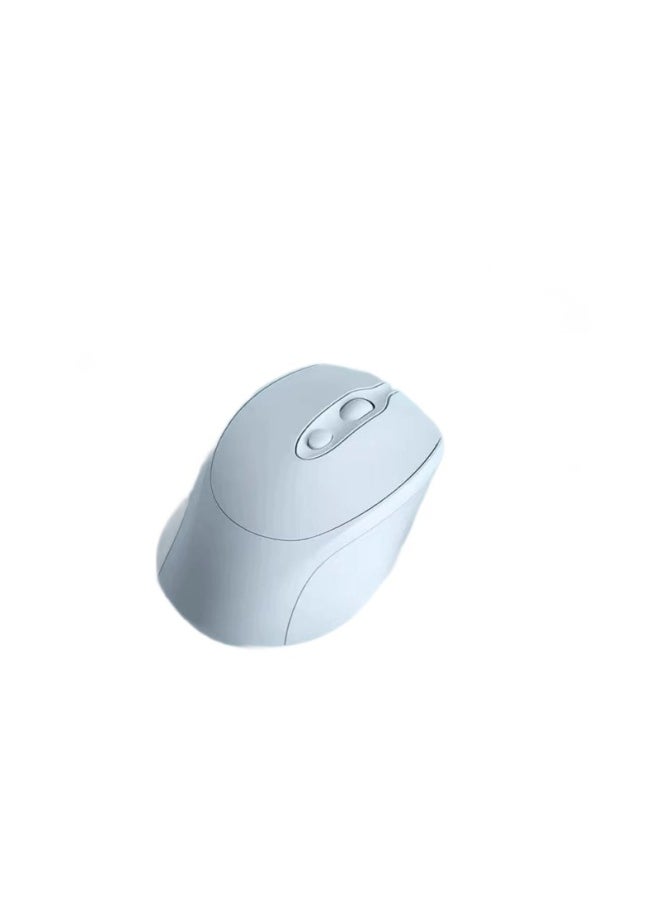 Laptop Universal Wireless Bluetooth Mouse Rechargeable Dual-Mode Mute Girl Office Mouse Silent Unlimited-Specifications:Official Standard Configuration [snow White] Battery Version + 2.4g Wireless Version★The Key Has A Sound★Bring Your Own Battery