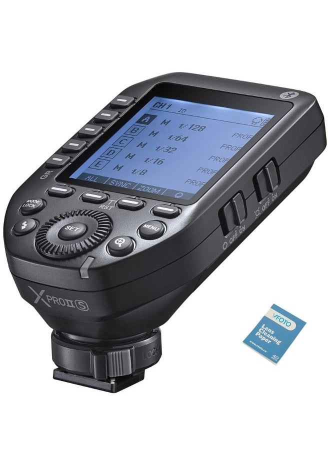 Godox XProIIS TTL Wireless Flash Trigger for Sony – 2.4G HSS Remote Transmitter with LCD, 32 Channels & 16 Groups – Compatible with Godox V1, AD200Pro, AD100Pro, AD300Pro – Professional Godox Flash for Camera & Photography