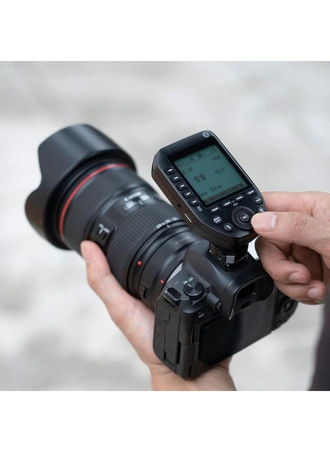 Godox XProIIS TTL Wireless Flash Trigger for Sony – 2.4G HSS Remote Transmitter with LCD, 32 Channels & 16 Groups – Compatible with Godox V1, AD200Pro, AD100Pro, AD300Pro – Professional Godox Flash for Camera & Photography