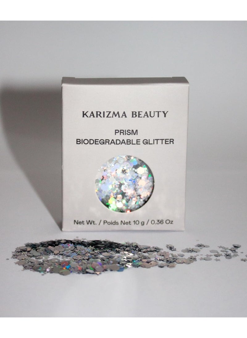 Prism Biodegradable Chunky Glitter // Karizma Beauty Bio Glitter Eco Glitter Face Glitter 10g