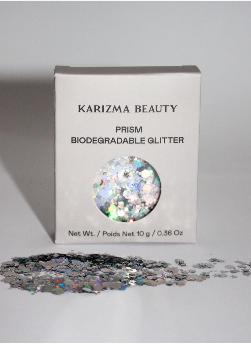 Prism Biodegradable Chunky Glitter // Karizma Beauty Bio Glitter Eco Glitter Face Glitter 10g