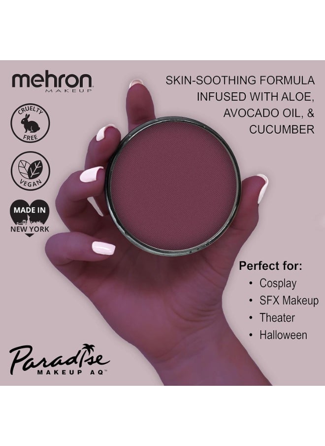 Mehron Makeup Paradise Makeup AQ Pro Size | Stage & Screen, Face & Body Painting, Special FX, Beauty, Cosplay, and Halloween | Water Activated Face Paint & Body Paint 1.4 oz (40 g) (Wild Orchid)