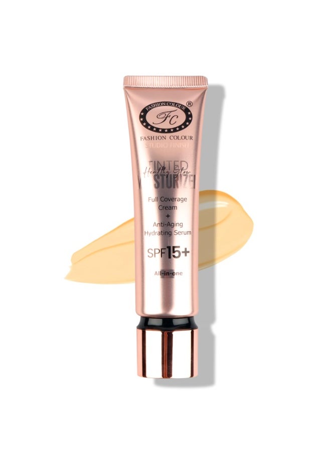 Healthy Glow Tinted Moisturizer Natural Glow SPF 15 Anti Ageing Hydrating Lightweight Blends Easily All Skin Types Honey